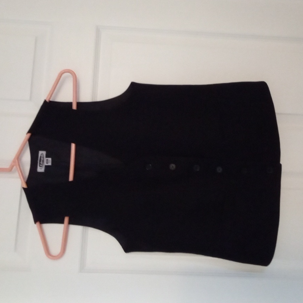 Edwards Women's Classic 6 Button Black Suit Vest Size Small